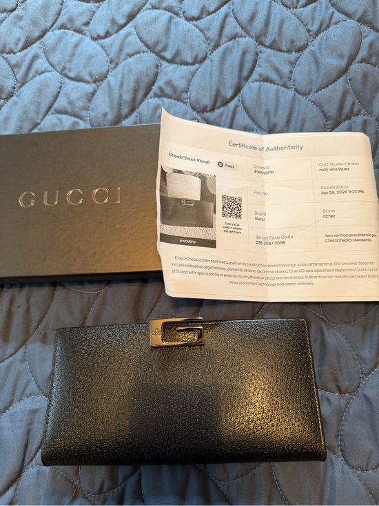 Gucci Handbags - Authentic Gucci Black Leather Wallet - Tom Ford Era